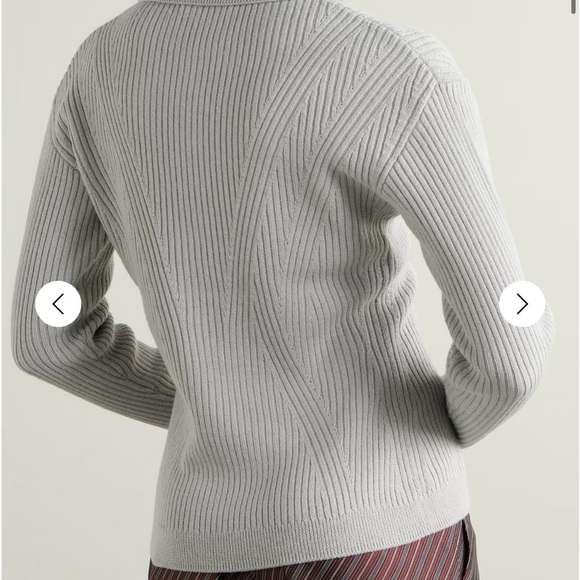 Dries Van Noten Ribbed-knit wool-blend cardigan - Picture 4 of 6